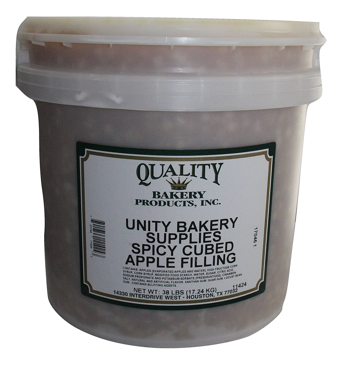 Quality Cubed Apple Turnover, Donut, Cake & Pastry Filling-19.5 pound ...