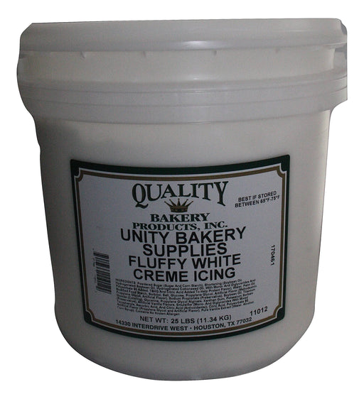 Quality Unity Fluffy White Crèm'e Icing / Filling Ready To Use Cake, Cupcake Icing or fluff filling for Donuts Bakery Wholesalers