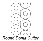 Jumbo Two Row Donut Cutter (2 options in Variants Available) Bakery Wholesalers