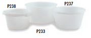 Faribo P239 Round Tub, 20" Top Diameter x 15" Bottom Diameter x 11"H, 9 Gallon - Bakery Wholesalers