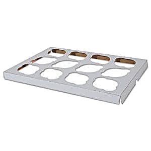 Southern Champion Tray- 12 Count Cupcake box insert (10016) for 1217 box 200 count Bakery Wholesalers