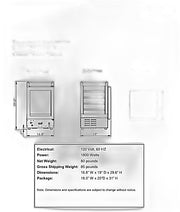 Steamer Heated Merchandiser Cabinet by Cozoc # PW5002-4-16 Bakery Wholesalers