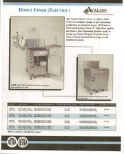 Avalon (ADF24-E-3) 24" X 24" Donut Fryer Electric (3 phase) Right Side Drain Board with Submerge Screen Bakery Wholesalers