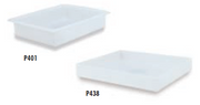 Faribo P402 All Purpose Tray, Rolled Lip, 11-1/2"L x 10"W x 7"H, 2 Gallon - Bakery Wholesalers
