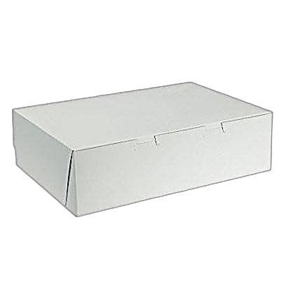 14 x 10 x 3-1/2 Auto Fold Box (125 Count) White Bakery  Box Bakery Wholesalers