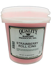Strawberry Roll and Pastry Icing 22 Pounds Ready To Use Bakery Wholesalers
