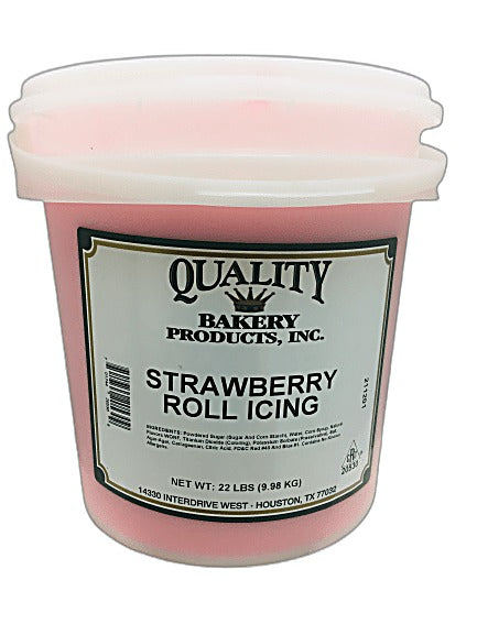 Strawberry Roll and Pastry Icing 22 Pounds Ready To Use Bakery Wholesalers