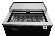 Turbo Air TBC-24SB-GF-N6 25" Black Laminate Exterior, Glass Froster - Donut-Equipment.com