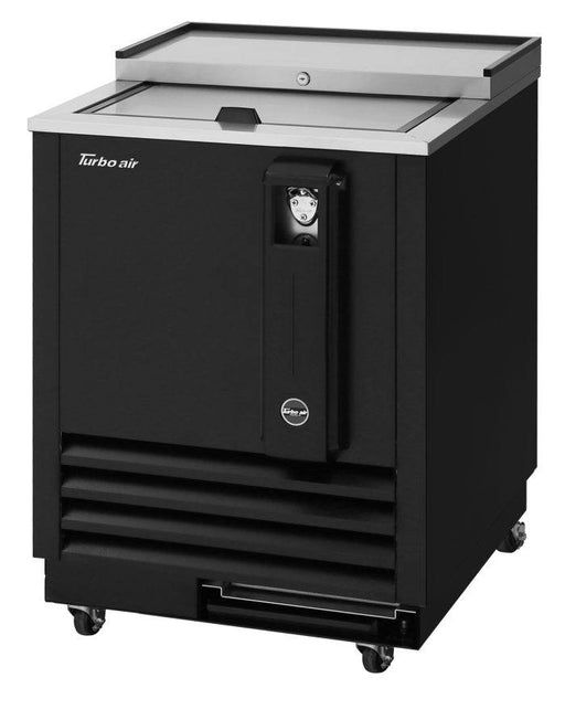 Turbo Air TBC-24SB-N6 24" Super Deluxe Black Exterior Bottle or Can Cooler - Bakery Wholesalers