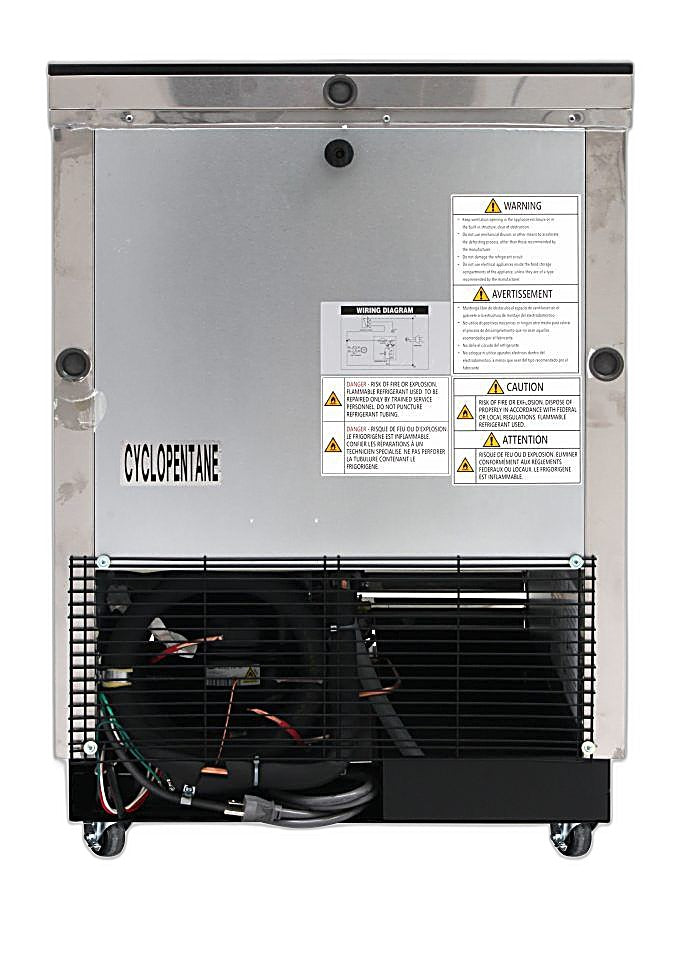 Turbo Air TBC-24SD-GF-N6 25" Stainless Steel Glass Froster - Donut-Equipment.com