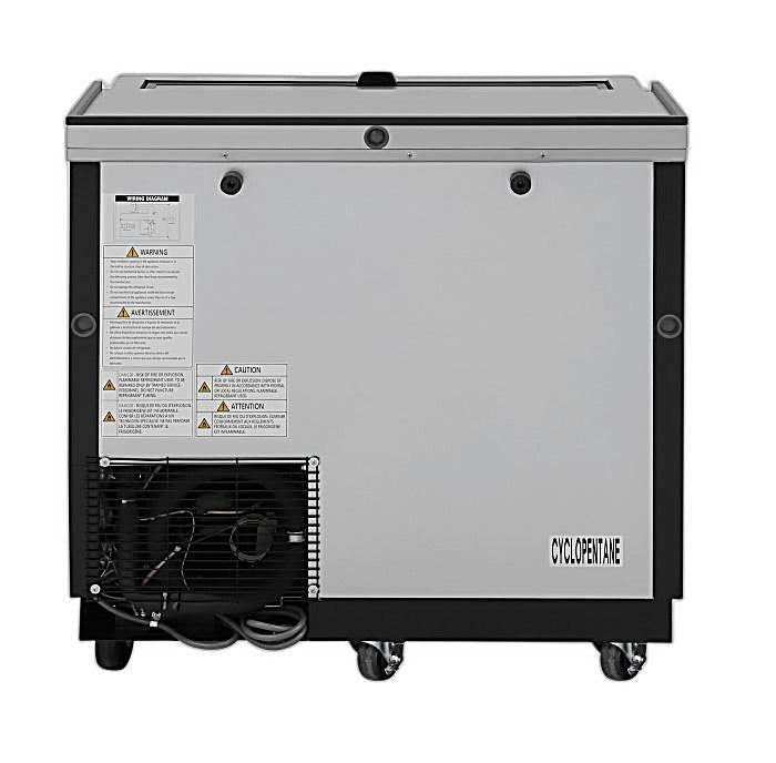 Turbo Air TBC-36SB-GF-N 36" Black Laminate Exterior, Glass Froster - Donut-Equipment.com