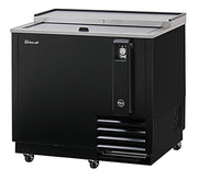 Turbo Air TBC-36SB-N6 36" Super Deluxe Black Exterior Bottle Cooler - Donut-Equipment.com