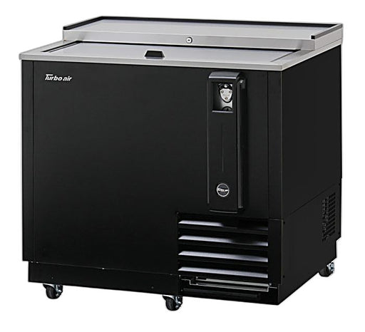 Turbo Air TBC-36SB-N6 36" Super Deluxe Black Exterior Bottle Cooler - Donut-Equipment.com