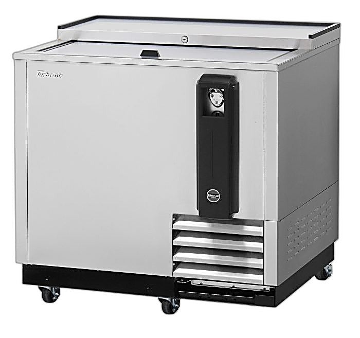 Turbo Air TBC-36SD-N6 36" Super Deluxe Stainless Steel Bottle Cooler - Donut-Equipment.com
