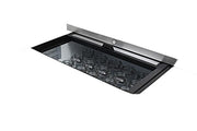 Turbo Air TBC-50SB-GF-N 50" 2-Section Glass Chiller – 140 Mug Capacity, Black, 115v - Donut-Equipment.com