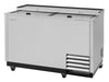 Turbo Air TBC-50SD-GF-N 50" 2-Section Glass Chiller – 140 Mug Capacity, Stainless Steel, 115v - Bakery Wholesalers