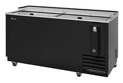 Turbo Air TBC-65SB-N6 65" Forced Air Bottle Cooler - Holds (528) 12 oz Bottles, Stainless Interior, 115v - Donut-Equipment.com