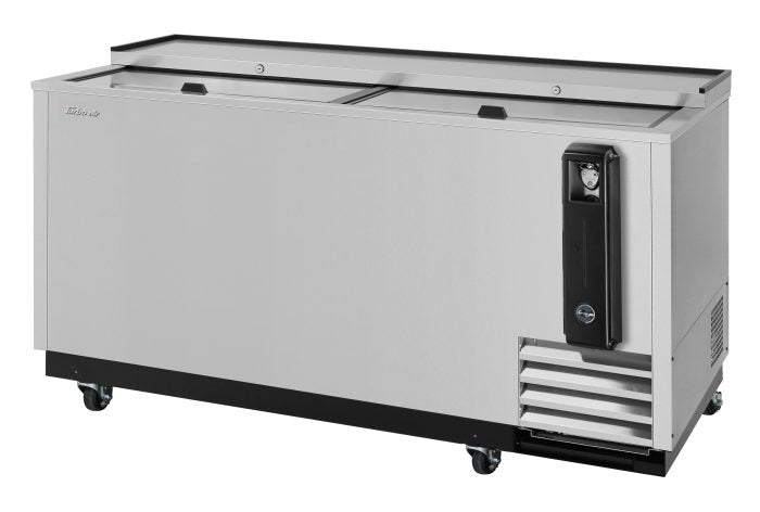 Turbo Air TBC-65SD-N6 65" Forced Air Bottle Cooler - Holds (528) 12 oz Bottles, Stainless Interior, 115v - Bakery Wholesalers