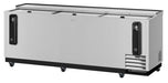 Turbo Air TBC-95SD-N 95" Forced Air Bottle Cooler - Holds (912) 12 oz Bottles, Stainless, 115v - Bakery Wholesalers