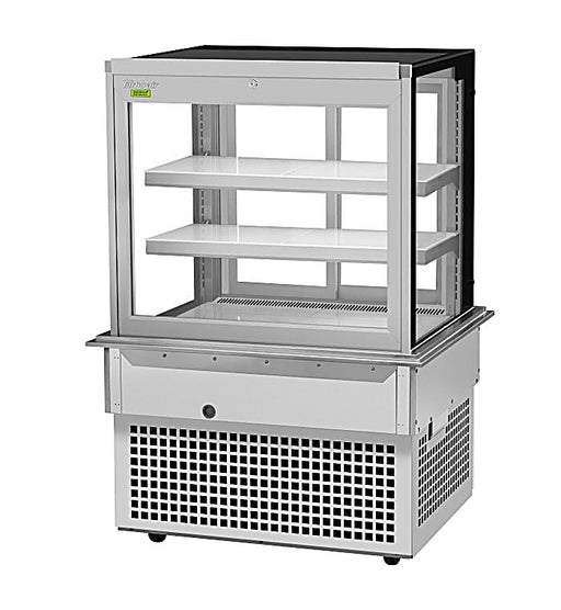 Turbo Air TBP36-54FDN 38-1/8" Refrigerated Bakery Display Case w/ Straight Glass - (3) Levels, 115v, Stainless Steel - Donut-Equipment.com