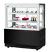 Turbo Air TBP48-54FN-B 47-1/4" Straight Glass Refrigerated Bakery Display Case, 3 Levels, Black Exterior, 115v - Bakery Wholesalers
