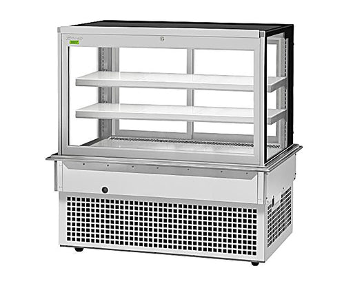 Turbo Air TBP60-54FDN 61-3/4" Refrigerated Bakery Display Case w/ Straight Glass - (3) Levels, 115v, Stainless Steel - Donut-Equipment.com