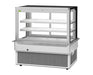 Turbo Air TBP60-54FDN 61-3/4" Refrigerated Bakery Display Case w/ Straight Glass - (3) Levels, 115v, Stainless Steel - Bakery Wholesalers