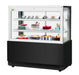 Turbo Air TBP60-54FN-B 59"  Refrigerated Bakery Display Case, 3 Levels, Black Exterior, 115v - Bakery Wholesalers