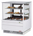 Turbo Air TCGB-36UF-DR-W 36" Straight Glass Full-Service Dry Bakery Display Case, 3 Levels, White Exterior, 115v - Bakery Wholesalers