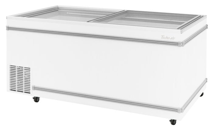Turbo Air TFS-25F-N 69" Mobile Chest Freezer w/ (33) Baskets - White, 115v - Bakery Wholesalers