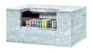Turbo Air TOM-36UC-S-N 36 1/4" Drop-In Horizontal Open Air Cooler w/ (1) Level – Stainless Steel Exterior, 115v - Donut-Equipment.com