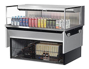 Turbo Air TOM-48L-UF-S-1SI-N 48" Stainless Steel Drop-In Refrigerated Open Display Case Merchandiser – (1) Level, 115v - Donut-Equipment.com
