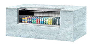 Turbo Air TOM-48UC-S-N 48 1/4" Drop-In Horizontal Open Air Cooler w/ (1) Level – Stainless Steel Exterior, 115v - Donut-Equipment.com