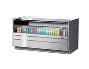 Turbo Air TOM-60UC-S-N 60 1/4" Drop-In Horizontal Open Air Cooler w/ (1) Level – Stainless Steel Exterior, 115v - Donut-Equipment.com