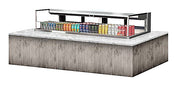Turbo Air TOM-72L-UFD-S-1SI-N 72" Drop-In Horizontal Open Air Cooler w/ (1) Level – Stainless Steel Exterior, 220v/1ph - Donut-Equipment.com