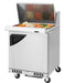 Turbo Air TST-28SD-12-FB-N 27 1/2" Super Deluxe Mega Top Sandwich/Salad Prep Table - Donut-Equipment.com