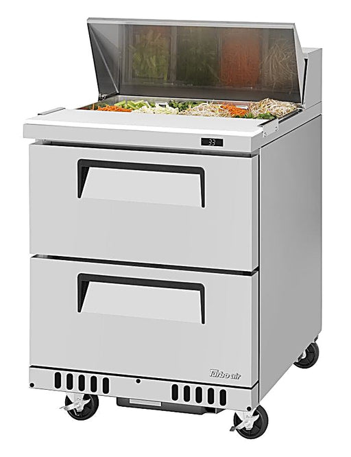 Turbo Air TST-28SD-D2-FB-N 27.50'' Refrigerated Sandwich / Salad Prep Table - Donut-Equipment.com