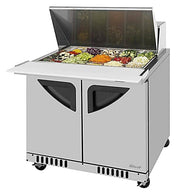 Turbo Air TST-36SD-15-FB-N 36-1/4"  Super Deluxe Mega Top Sandwich/Salad Prep Table - Donut-Equipment.com