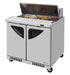 Turbo Air TST-36SD-FB-N 27 1/2" Super Deluxe Sandwich/Salad Prep Table - Donut-Equipment.com