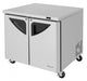 Turbo Air TUF-36SD-N 36 1/4" W Undercounter Freezer w/ 2 Sections & 2 Doors - Bakery Wholesalers