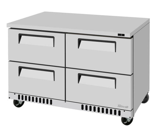 Turbo Air TUF-48SD-D4-FB-N 48 1/4" W Undercounter Freezer w/ 2 Sections, 4 Drawers & Front Breathing - Bakery Wholesalers