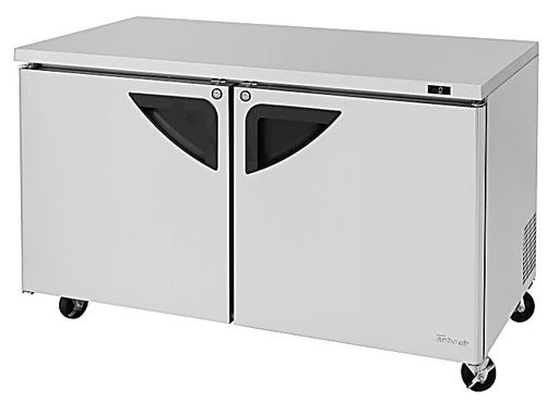 Turbo Air TUF-60SD-N 60 1/4" W Undercounter Freezer w/ 2 Sections & 2 Doors - Donut-Equipment.com