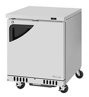 Turbo Air TUR-28SD-FB-N 27" 1-Section Undercounter Refrigerator w/ 1 Door - Donut-Equipment.com