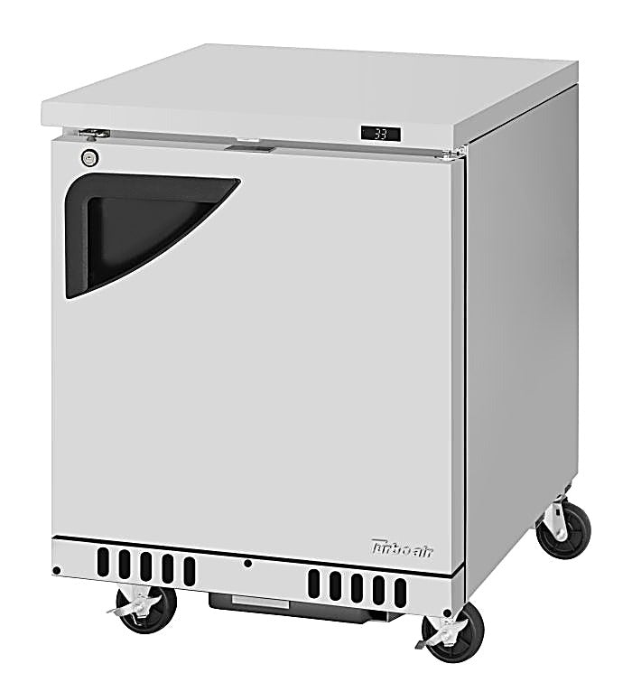 Turbo Air TUR-28SD-FB-N 27" 1-Section Undercounter Refrigerator w/ 1 Door - Donut-Equipment.com