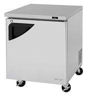 Turbo Air TUR-28SD-N 27 1/2" W Undercounter Refrigerator w/ 1 Section & 1 Door - Donut-Equipment.com