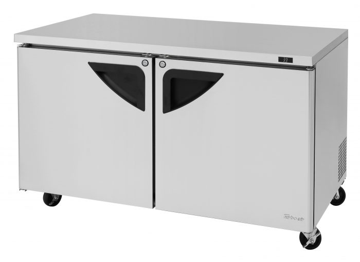 Turbo Air TUR-60SD-N 60 1/4" W Undercounter Refrigerator w/ 2 Section & 2 Doors - Donut-Equipment.com