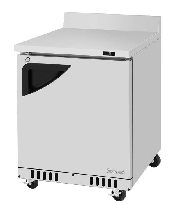 Turbo Air TWF-28SD-FB-N 27 1/2" Super Deluxe Worktop Freezer w/ (1) Section, 1 Solid Door, Front Breathing - Bakery Wholesalers