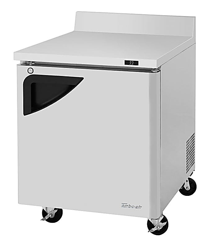 Turbo Air TWR-28SD-N 27 1/2" Super Deluxe Worktop Refrigerator w/ (1) Section, 1 Solid Door - Donut-Equipment.com