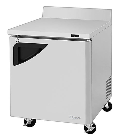 Turbo Air TWR-28SD-N 27 1/2" Super Deluxe Worktop Refrigerator w/ (1) Section, 1 Solid Door - Donut-Equipment.com