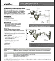 616B Cut-N-Fry for Loukoumades- Includes Depositor, Plunger, Cylinder, Mount, Submerger and Fryer Bakery Wholesalers